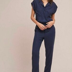 Sanctuary x Anthropologie Surplice Jumpsuit - Small